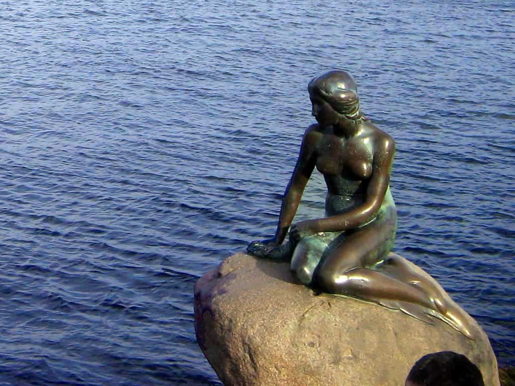 Sirenetta di Copenaghen fotografie Copenhagen in Danimarca