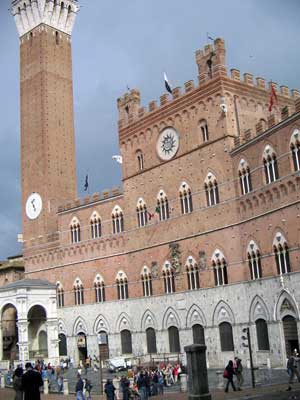 Siena Piazza del Campo Arte della Signoria a Firenze