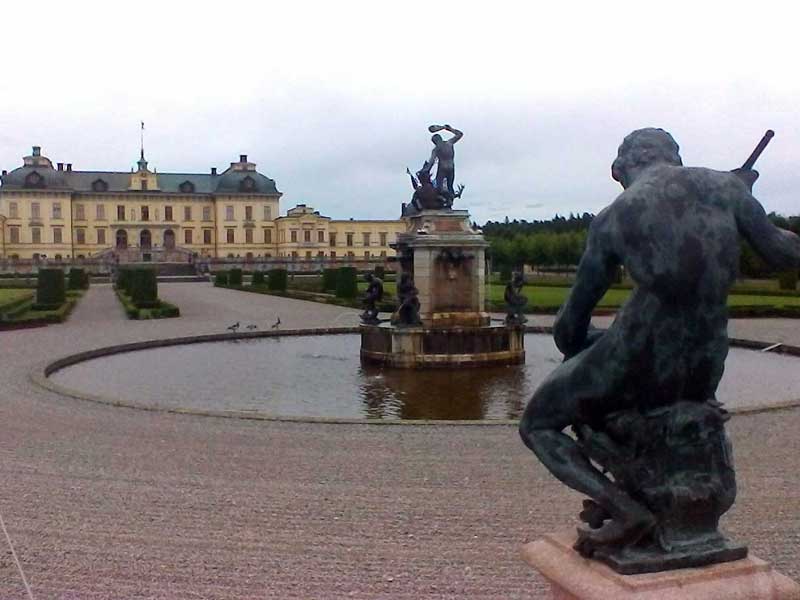 fotografie palazzo reale capitale svedese